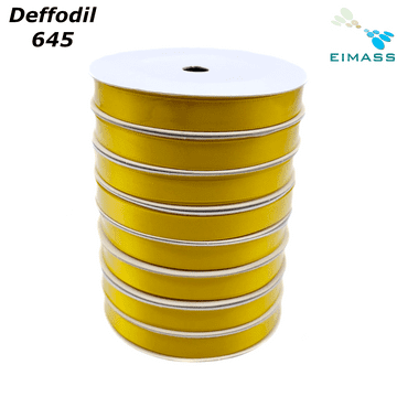 Deffodil (645) Premium Double Sided EIMASS® Satin Ribbons 6mm 10mm 15mm 20mm 25mm 38mm