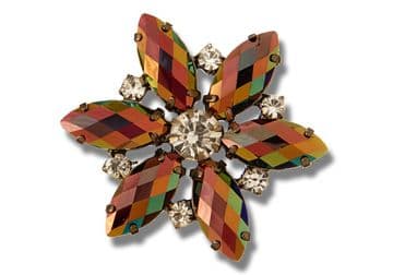 Dusky Flare Style 8730 EIMASS® Sew or Glue on Jewelled Applique for Wedding Dress, Costumes