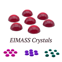 EIMASS Acrylic Flat Back Cabochon Rhinestones