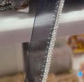 EIMASS® Sew On Clear Crystal Rope on Black Organza Lace Ribbon Trim