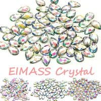 EIMASS Tiny Resin Flat Back Shapes - No Holes