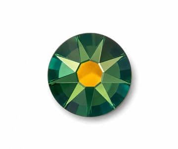 Emerald AB Star Cut, EIMASS® 8878 Exquisite Non Hot Fix Flat Back Crystals, Global Brand