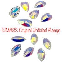 Exquisite 8868 Range Unfloiled Teardrop, Navette/Horse Eye