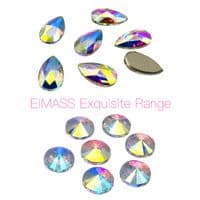 Exquisite 8869 Range Teardrop, Rivoli (No Holes)