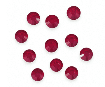 Fuchsia Pink, EIMASS® 7767 Range Flat Back Hot Fix Glass Rhinestones