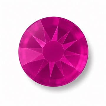 Fuchsia Star Cut, EIMASS® 8878 Exquisite Non Hot Fix Flat Back Crystals, Global Brand