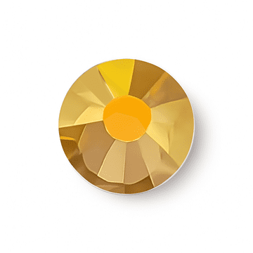 Gold AB, EIMASS® 7747 Range Hot Fix Flat Back Glass Crystals - Small Packs