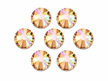 Gold AB, EIMASS® Resin Flat Back Non Hotfix Rhinestones
