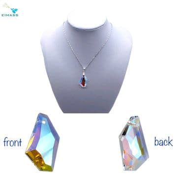 Gold AB Hexagon - EIMASS® Crystal Pendants – High-Quality Glass Charms for Craft Jewellery