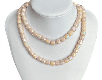 Gold Flare Beads, EIMASS® Faceted Crystal Necklace Beads, Bracelet Beads #32