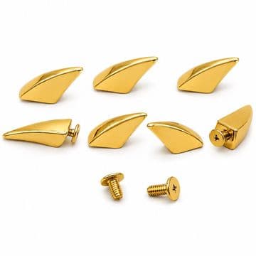 Gold Horn, EIMASS® Premium Screw-Back Rivet Studs for Costumes, Shoes, Bags, Belts