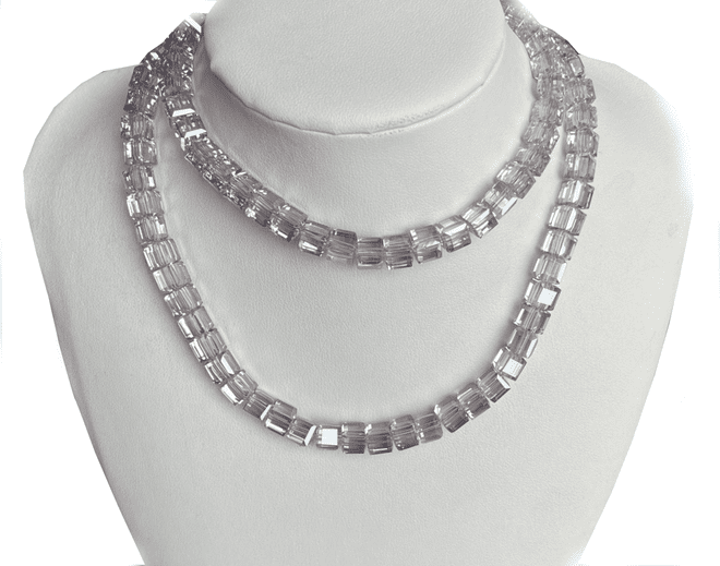 Grey Beads, EIMASS® Faceted Crystal Necklace Beads, Bracelet Beads #31