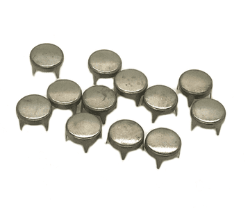 Gunmetal Flat Top Round, EIMASS® Copper Studs Rivets With Prongs Claws