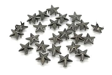 Gunmetal Star, EIMASS® Studs Rivets with Prongs Claws
