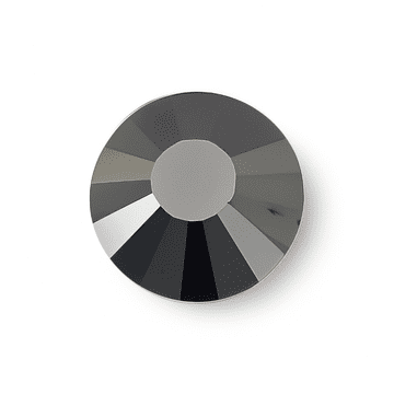 Hematite Grey, EIMASS® 7747 Grade A Hotfix Flat Back Glass Crystals