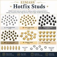 Hot Fix / Glue on Copper Studs