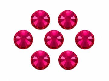 Hot Pink, EIMASS® Resin Flat Back Non Hotfix Rhinestones