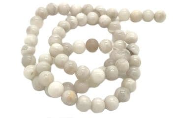 Howlite, EIMASS® Semi Precious Natural Stones Round Beads