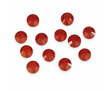 Hyacinth Orange, EIMASS® 7767 Range Flat Back Hot Fix Glass Rhinestones