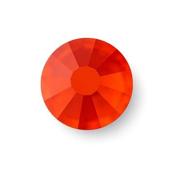 Hyacinth Orange, EIMASS® 7787 Grade A Flat-Back Non-Hot Fix Glass Crystals