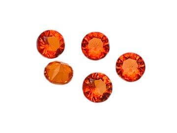 Hyacinth Orange, EIMASS® Glass Diamonds - Home Office Decor, Paper Weight Ornament
