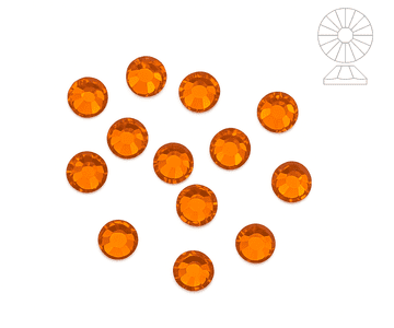 Hyacinth Sun, EIMASS® 7787 Grade A Flat-Back Non-Hot Fix Glass Crystals (Small Packs)