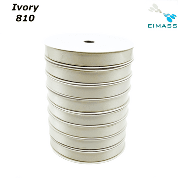 Ivory (810) Premium Double Sided EIMASS® Satin Ribbons 6mm 10mm 15mm 20mm 25mm 38mm