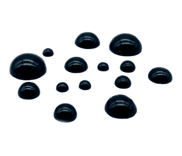 Jet Black Flat Back Pearls - EIMASS® Rhinestones - Embellishments - Craft