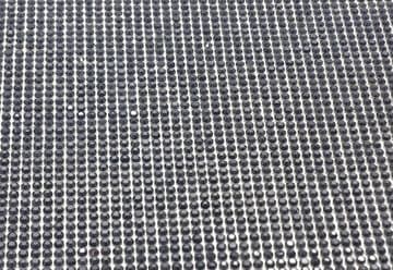 Jet Black Hot Fix Rhinestone Mesh, EIMASS® Crystal Mesh, Rhinestone Transfer Sheet