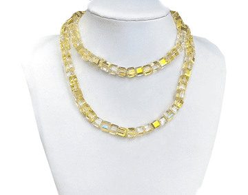 Jonquil AB Beads, EIMASS® Faceted Crystal Necklace Beads, Bracelet Beads #19