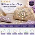 Jonquil AB Neon Square, EIMASS® 8868 Exquisite Range Sew on Glue on Flat Back Crystals