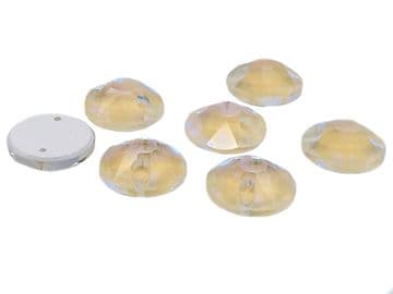 Jonquil AB Neon Star Cut, EIMASS® 8868 Exquisite Range Sew or Glue on Flat Back Crystals