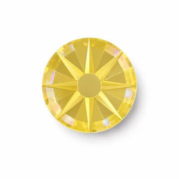 Jonquil AB Star Cut, EIMASS® 8878 Exquisite Non Hot Fix Flat Back Crystals