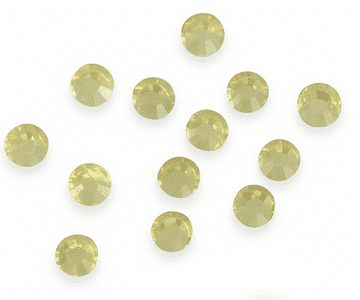 Jonquil Light Yellow, EIMASS® 7767 Range Flat Back Hot Fix Glass Rhinestones