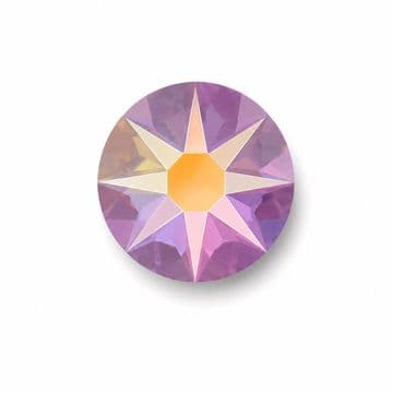 Light Amethyst AB Star Cut, EIMASS® 8878 Exquisite Non Hot Fix Flat Back Crystals