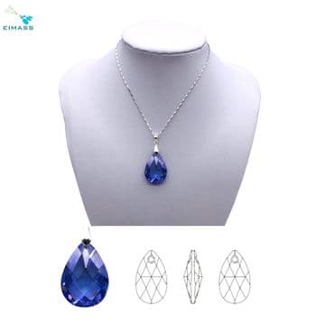 Light Amethyst Teardrop Shape Pendant - EIMASS® Elements Zircon Gifts