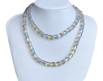 Light Brown Flare Beads, EIMASS® Faceted Crystal Necklace Beads, Bracelet Beads #39