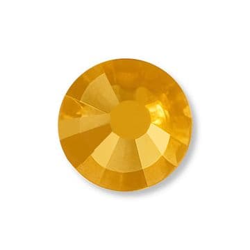 Light Colorado Topaz (Golden Shadow), EIMASS® 7787 Grade A Flat-Back Non-Hot Fix Glass Crystals