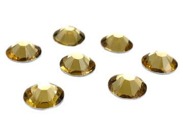 Light Gold, EIMASS® Resin Flat Back Non Hotfix Rhinestones