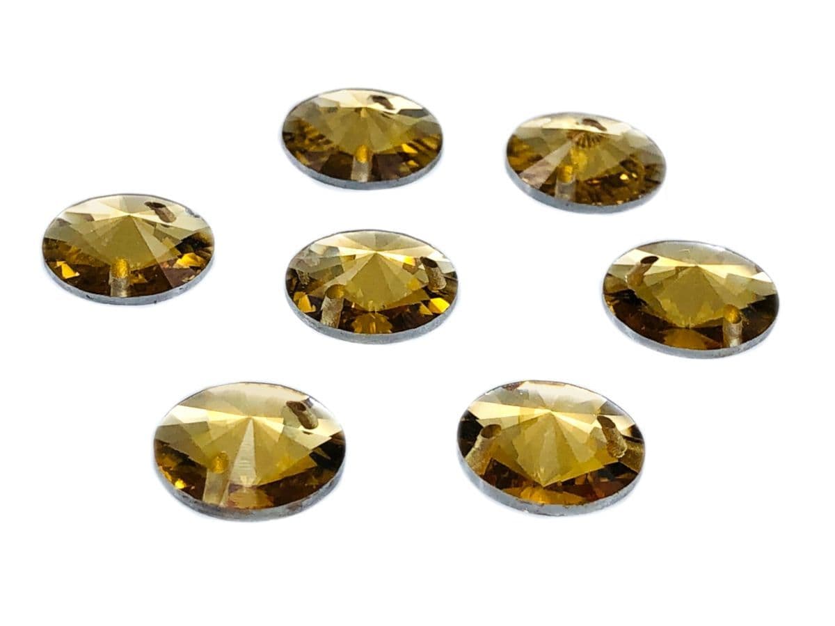 Strass Ronds En Résine EIMASS - Lot De 50, Forme Rivoli, 18 Mm, Noir De Jais, à Coudre Ou Coller - 3