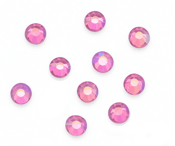 Light Pink AB, EIMASS® 7767 Range Flat Back Hot Fix Glass Rhinestones