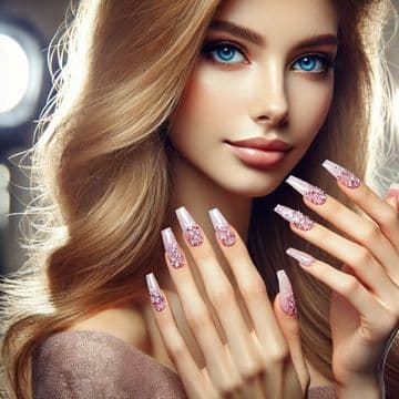 Light Pink AB - EIMASS® Druzy Diamond Dust 3D Nail Art Crystals