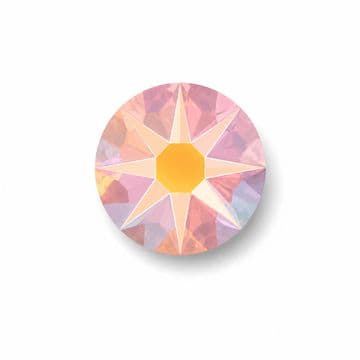 Light Pink AB Star Cut, EIMASS® 8878 Exquisite Non Hot Fix Flat Back Crystals