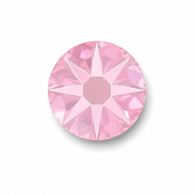Light Pink Star Cut, EIMASS® 8878 Exquisite Non Hot Fix Flat Back Crystals, Global Brand