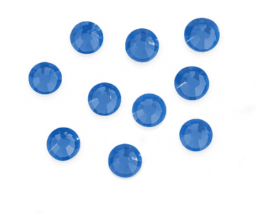 Light Sapphire, EIMASS® 7767 Range Flat Back Hot Fix Glass Rhinestones