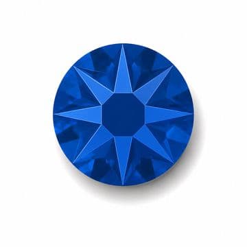 Light Sapphire Star Cut, EIMASS® 8878 Exquisite Non Hot Fix Flat Back Crystals