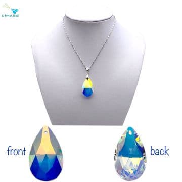 Lt Amethyst AB Teardrop - EIMASS® Crystal Pendants – High-Quality Glass Charms for Craft Jewellery