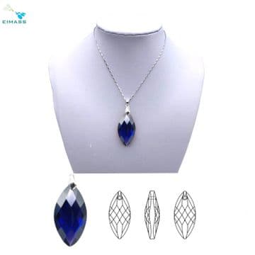 Montana Navette Horse Eye Pendant - EIMASS® Elements Zircon Gifts