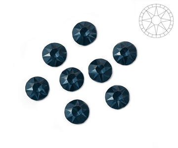 Montana Navy Blue Star Cut, EIMASS® 8878 Exquisite Non Hot Fix Flat Back Crystals