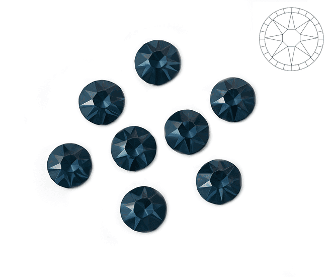 Montana Star Cut, EIMASS® 8898 Exquisite Hot Fix Flat Back Crystals, Global Brand